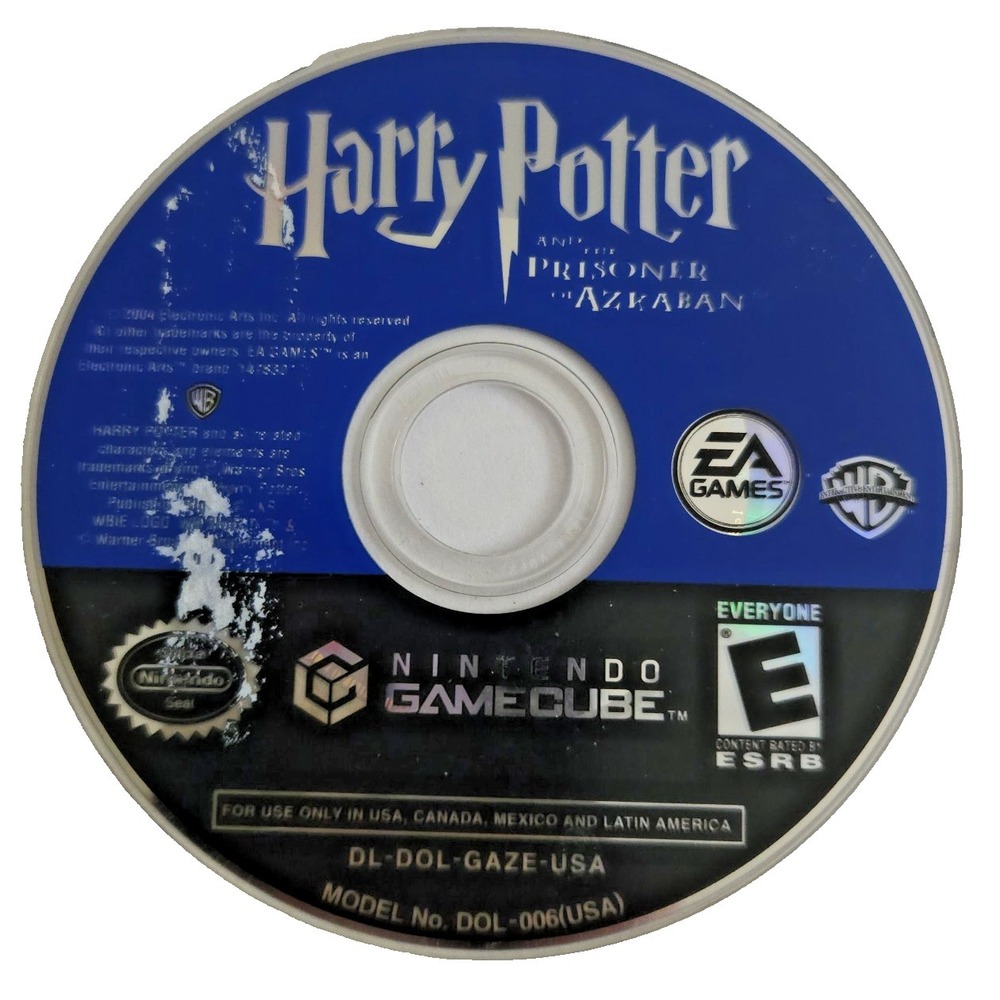 Harry Potter and the Prisoner of Azkaban (Nintendo GameCube, 2004) Disc Only